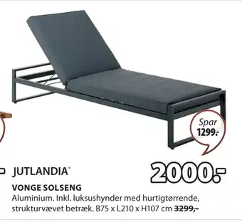JYSK VONGE SOLSENG tilbud