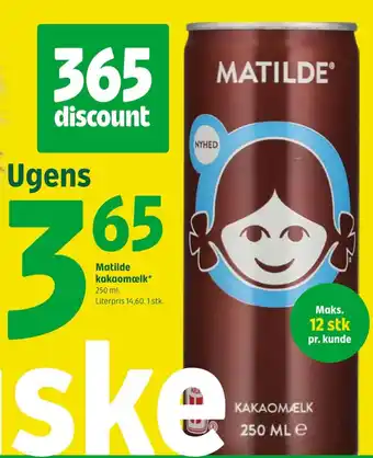 Coop 365 Matilde kakaomælk tilbud