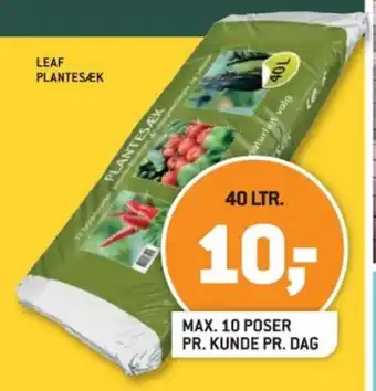 XL-BYG LEAF PLANTESÆK tilbud