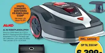 XL-BYG AL-KO ROBOTPLÆNEKLIPPER tilbud