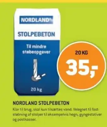 XL-BYG NORDLAND STOLPEBETON tilbud