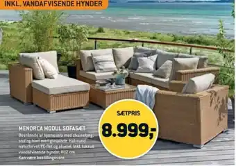 XL-BYG MENORCA MODUL SOFASÆT tilbud
