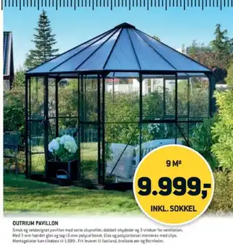 XL-BYG OUTRIUM PAVILLON tilbud