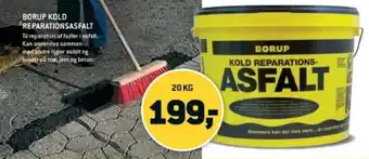 XL-BYG BORUP KOLD REPARATIONSASFALT tilbud