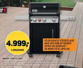 XL-BYG WEBER SPIRIT E-325S tilbud