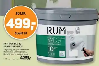 XL-BYG RUM VÆG ECO 10 SUPERDÆKKENDE tilbud