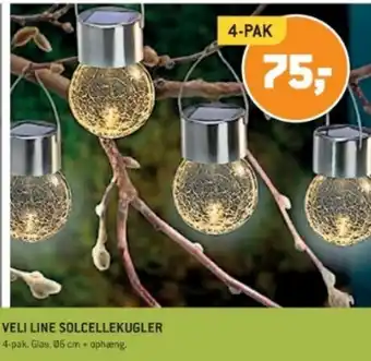 XL-BYG VELI LINE SOLCELLEKUGLER tilbud