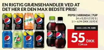 Nielsen's Discount PEPSI | MIRINDA | 7UP tilbud