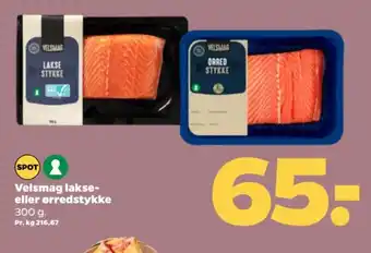 Netto Velsmag lakse- eller ørredstykke tilbud