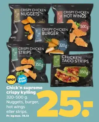 Netto Chick'n supreme crispy kylling tilbud