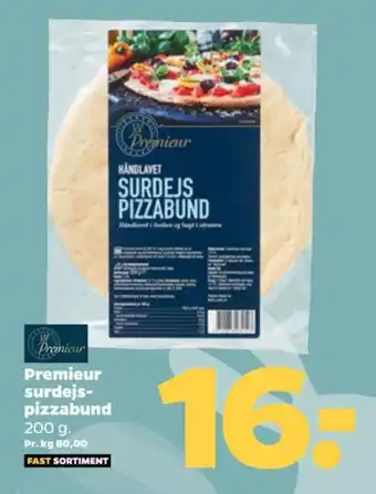 Netto Premieur surdejs- pizzabund tilbud