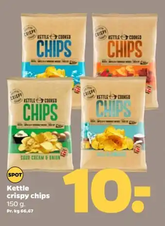 Netto Kettle crispy chips tilbud