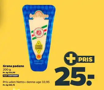 Netto Grana padano tilbud