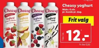 Lidl Cheasy yoghurt tilbud