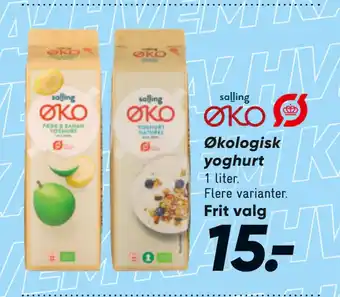 Bilka Økologisk yoghurt tilbud