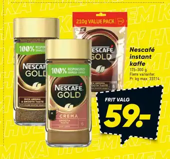 Bilka Nescafé instant kaffe tilbud