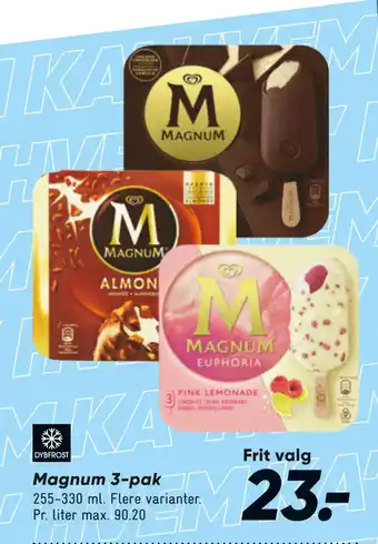 Bilka Magnum 3-pak tilbud