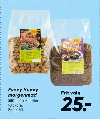 Bilka Funny Hunny morgenmad tilbud