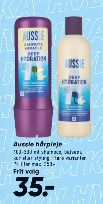 Bilka Aussie hårpleje tilbud