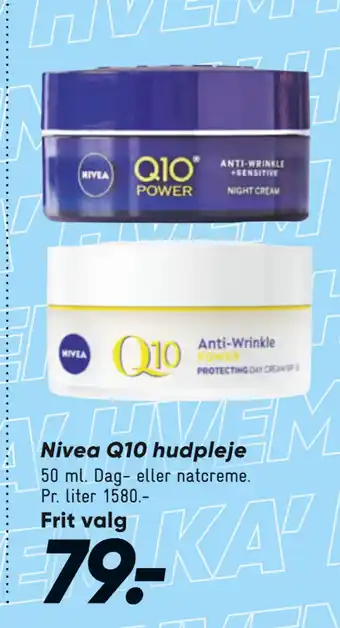 Bilka Nivea Q10 hudpleje tilbud