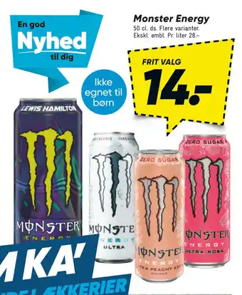 Bilka Monster Energy tilbud