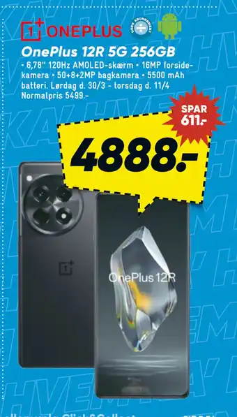 Bilka OnePlus 12R 5G 256GB tilbud