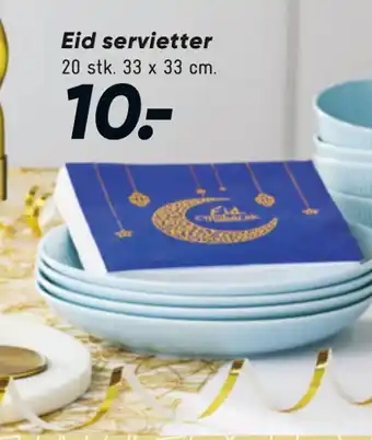 Bilka Eid servietter tilbud