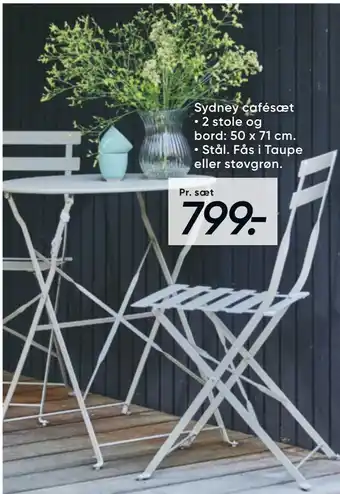 Bilka Sydney cafésæt tilbud