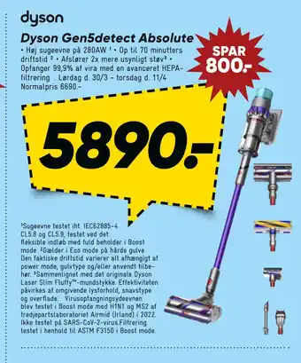 Bilka Dyson Gen5detect Absolute tilbud