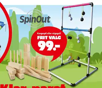 Fætter BR Kongespil eller stigegolf tilbud