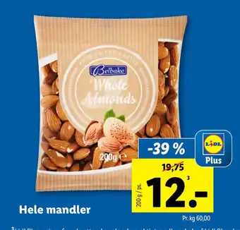 Lidl Hele mandler tilbud