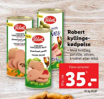 Lidl Robert kyllingekødpølse tilbud