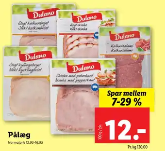 Lidl Pålæg tilbud