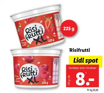 Lidl Risifrutti tilbud