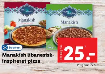 Lidl Manakish libanesiskinspireret pizza tilbud