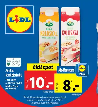 Lidl Arla koldskål tilbud