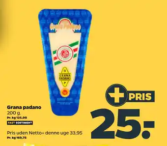 Netto Grana padano tilbud