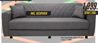 My Home Zoe Sovesofa med 2 Puder tilbud