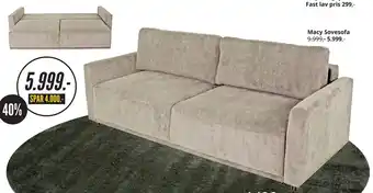 My Home Macy Sovesofa tilbud