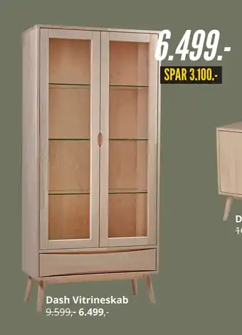 Dash Vitrineskab