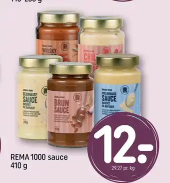 REMA 1000 REMA 1000 sauce 410 g tilbud