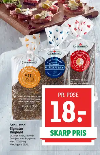 SPAR Schulstad Signatur Rugbrød tilbud