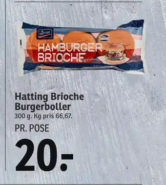 SPAR Hatting Brioche Burgerboller tilbud