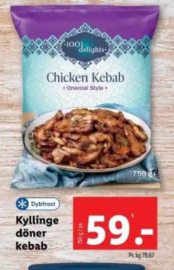 Lidl Kyllinge döner kebab tilbud