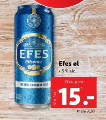 Lidl Efes øl tilbud