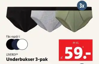 Lidl Underbukser 3-pak tilbud