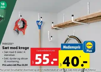 Lidl Sæt med kroge tilbud