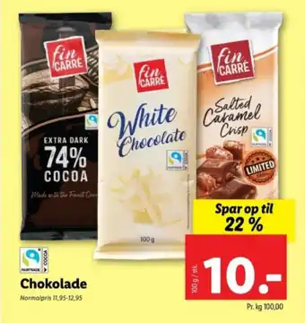 Lidl Chokolade tilbud