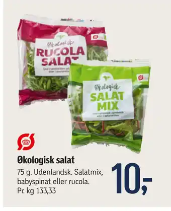 Føtex Økologisk salat tilbud