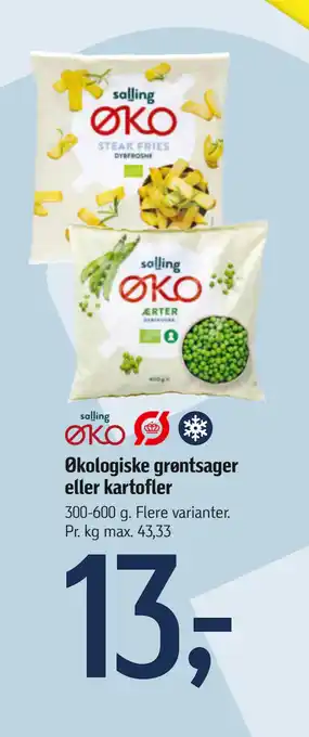 Føtex Økologiske grøntsager eller kartofler tilbud